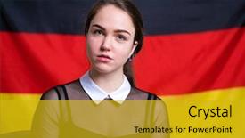  Presentation with calm - Presentation design having woe - portrait of a beautiful calm background and a  colored foreground