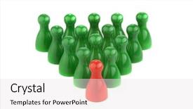  Presentation with stones - Presentation consisting of wolfteam - red and many green game background and a  colored foreground