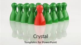  Presentation with dark green and red - Presentation featuring wolfteam - red and many green game background and a  colored foreground