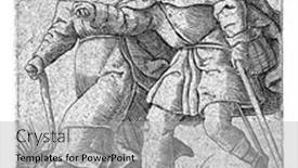  Presentation with blind stick - Presentation theme enhanced with woman-accompanies-a-blind-man background and a light gray colored foreground