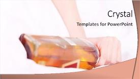  Presentation with addiction - Colorful theme enhanced with woman addiction to strong acohol backdrop and a pink colored foreground