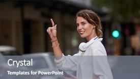  Presentation with taxi - Beautiful PPT layouts featuring woman alone using e-hailing backdrop and a gray colored foreground