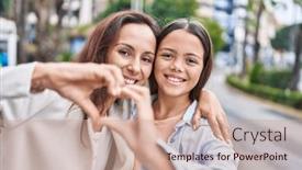  Presentation with hands heart - 