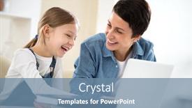  Presentation with cute girlish - PPT layouts having woman-and-her-cute background and a seafoam green colored foreground