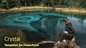  Presentation with clay - Slide deck having silt from the ground altai background and a wine colored foreground