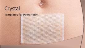  Presentation with slim belly - Amazing presentation theme having woman belly with slim patch backdrop and a  colored foreground