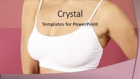  Presentation with jesus body bread and wine - Colorful PPT theme enhanced with woman bosom closeup - body part white fitness underwear backdrop and a  colored foreground