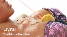  Presentation with ancient indian philosophy lovely - Amazing slides having woman bosom closeup - bright picture of lovely girl backdrop and a  colored foreground