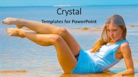  Presentation with holiday or mardi gras beads - PPT layouts enhanced with woman bosom closeup - holiday relaxation glamor background and a  colored foreground