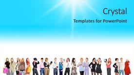  Presentation with bright future - Colorful PPT layouts enhanced with woman business pink - isolated group bright future backdrop and a light gray colored foreground