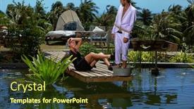  Presentation with cement - Audience pleasing slides consisting of woman-cemented-her-boyfriend-s backdrop and a tawny brown colored foreground