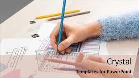  Presentation with anti stress - Theme enhanced with woman coloring anti stress picture background and a  colored foreground