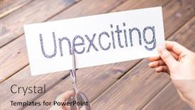  Presentation with paper - Theme having woman-cuts-white-paper background and a coral colored foreground