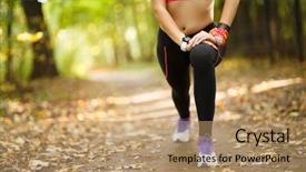  Presentation with physical activity seniors active senior - Cool new theme with woman exercising and stretching muscles backdrop and a  colored foreground