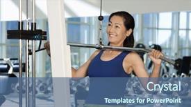  Presentation with brain gym - Colorful slide set enhanced with nursing test - filling in patient medical history backdrop and a sky blue colored foreground.