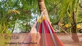  Presentation with feet - PPT layouts featuring woman-feet-relaxing-in-red background and a coral colored foreground