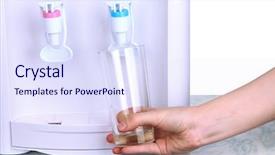  Presentation with water dispenser - Audience pleasing PPT theme consisting of family walking on the evening beach during sunset child with mom warm colors backdrop and a coral colored foreground