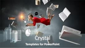  Presentation with mobile use - Audience pleasing slide deck consisting of fly in air and use backdrop and a gray colored foreground