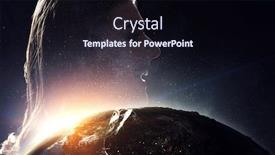  Presentation with kiss - Colorful slide deck enhanced with woman-giving-a-kiss-mixed backdrop and a wine colored foreground