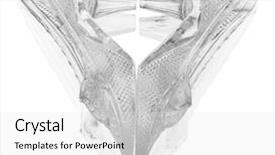  Presentation with black woman - Slides having woman glass shoes with reflection background and a white colored foreground