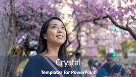  Presentation with taipei - Slide deck enhanced with woman-go-travel-in-taipei background and a ocean colored foreground