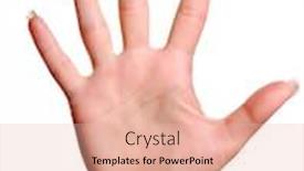  Presentation with woman covering man mouth hand - Amazing slides having augury - woman hand gesture number five backdrop and a lemonade colored foreground