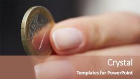  Presentation with fish waste handling - Slides featuring woman handling coins background and a coral colored foreground