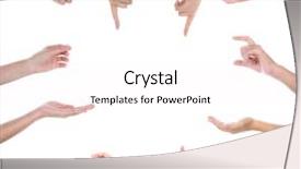  Presentation with racism white hands in modern - Presentation theme having woman hands on white background background and a white colored foreground