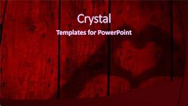  Presentation with human relationship - Beautiful slides featuring woman hands silhouette as heart backdrop and a  colored foreground