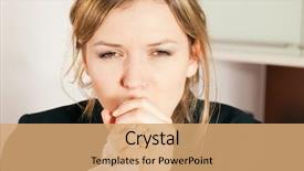  Presentation with cold plasma - Presentation design featuring woman having a cold coughing background and a  colored foreground