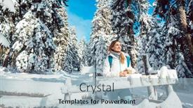  Presentation with rest - Beautiful PPT layouts featuring woman-having-a-rest-during backdrop and a light blue colored foreground