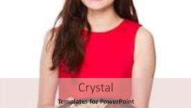  Presentation with chinese new year - Presentation design consisting of woman hold with snack box for chinese new year background and a lemonade colored foreground