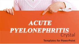  Presentation with acute - Presentation featuring woman-holding-a-poster background and a red colored foreground