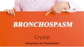  Presentation with poster - PPT theme with woman-holding-a-poster background and a  colored foreground