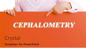  Presentation with poster - PPT layouts with woman-holding-a-poster background and a red colored foreground