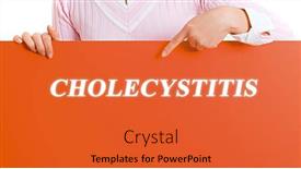  Presentation with poster - Theme enhanced with woman-holding-a-poster background and a red colored foreground