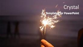  Presentation with extreme weather tropical cyclones - Presentation theme enhanced with woman-holding-sparkles-celebrating background and a gray colored foreground