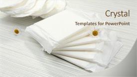  Presentation with hygiene - Theme featuring funny clown with a gun pistol isolated on white background background and a light gray colored foreground