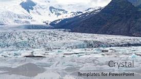  Presentation with blue - PPT layouts having woman-in-a-blue-jacket background and a light gray colored foreground