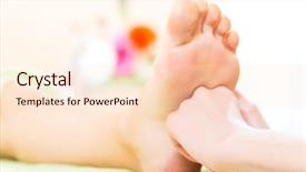  Presentation with nail salon - PPT layouts consisting of a nail salon receiving background and a lemonade colored foreground