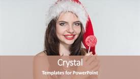  Presentation with merry christmas - Beautiful PPT layouts featuring woman in a red mrs backdrop and a  colored foreground