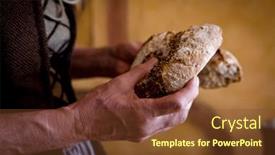  Presentation with renaissance - Slide set with woman-in-authentic-peasant-renaissance background and a tawny brown colored foreground