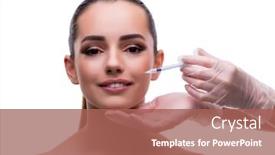  Presentation with beauty - Amazing theme having woman-in-beauty-concept-having backdrop and a coral colored foreground