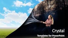  Presentation with turning page - Cool new presentation design with belvedere palace and garden in vienna the main palace - upper belvedere austria backdrop and a gray colored foreground