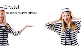  Presentation with holding hands - Cool new PPT theme with woman in costume holding hands backdrop and a white colored foreground