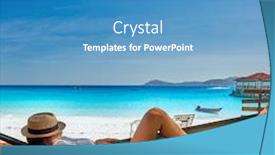  Presentation with malaysia - Slide deck with woman-in-hammock-on-tropical background and a teal colored foreground