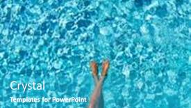  Presentation with five stars - Audience pleasing slides consisting of woman-in-luxury-five-stars backdrop and a teal colored foreground