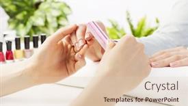  Presentation with nail salon - 