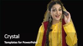  Presentation with traditional - Slides consisting of woman in traditional punjabi dress background and a black colored foreground