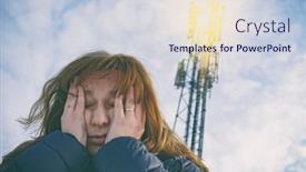  Presentation with bts - Presentation consisting of woman-is-holding-her-head background and a lemonade colored foreground